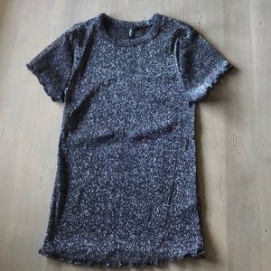 Sparkly see through t shirt
